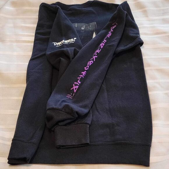 RARE Marvel Black Panther Wakanda Forever Theater Promo Crewneck- Small, Black - Picture 3 of 6